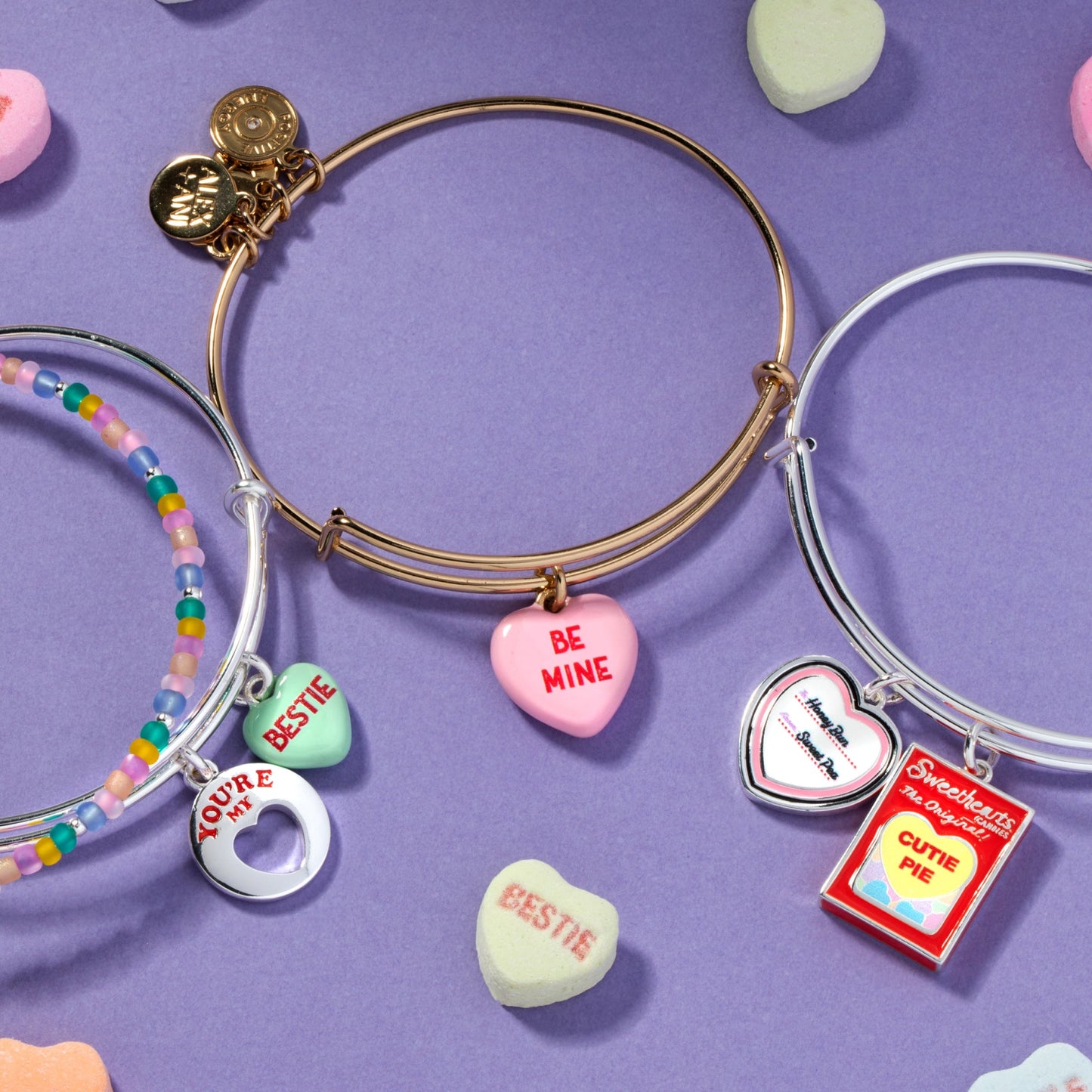 Sweethearts® 'You're My Bestie' Bangle Set of 2
