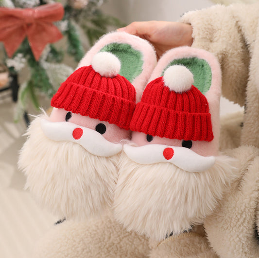 Santa Hope Plush Slippers - Cozy Non-Slip Indoor Shoes