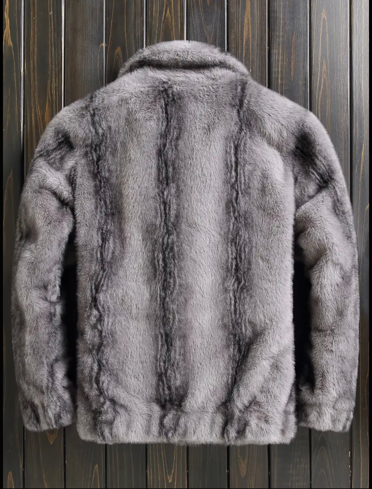 FrostEdge Faux Fur Coat