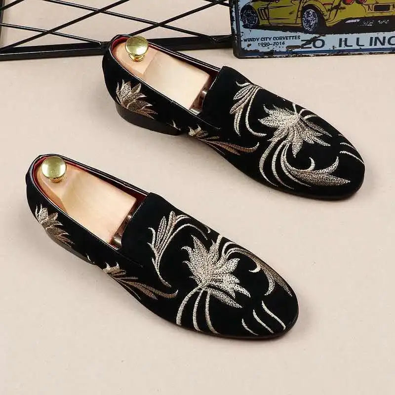 Tropical Velvet Loafers