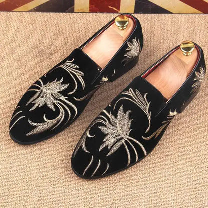 Tropical Velvet Loafers