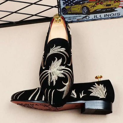 Tropical Velvet Loafers