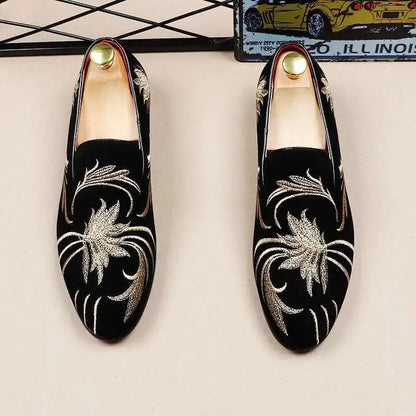 Tropical Velvet Loafers