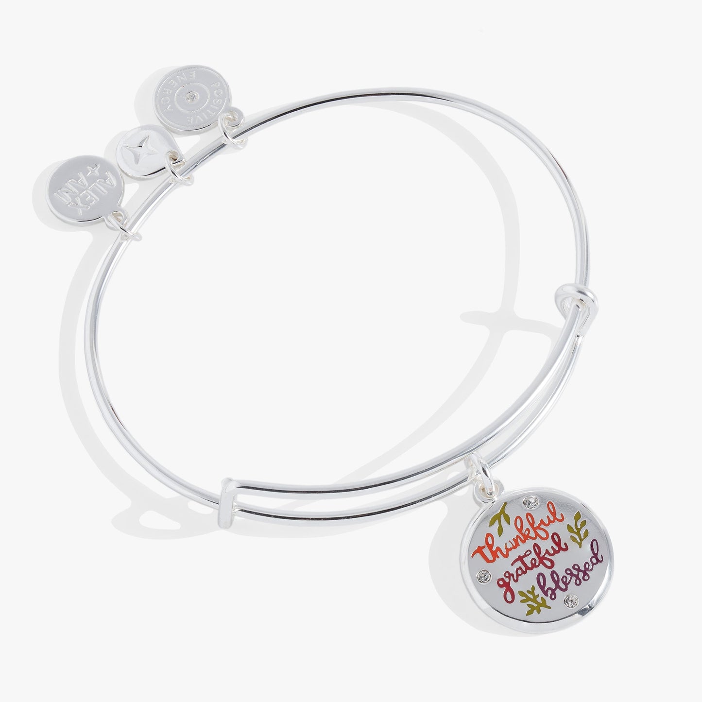 Thankful Mantra Charm Bangle