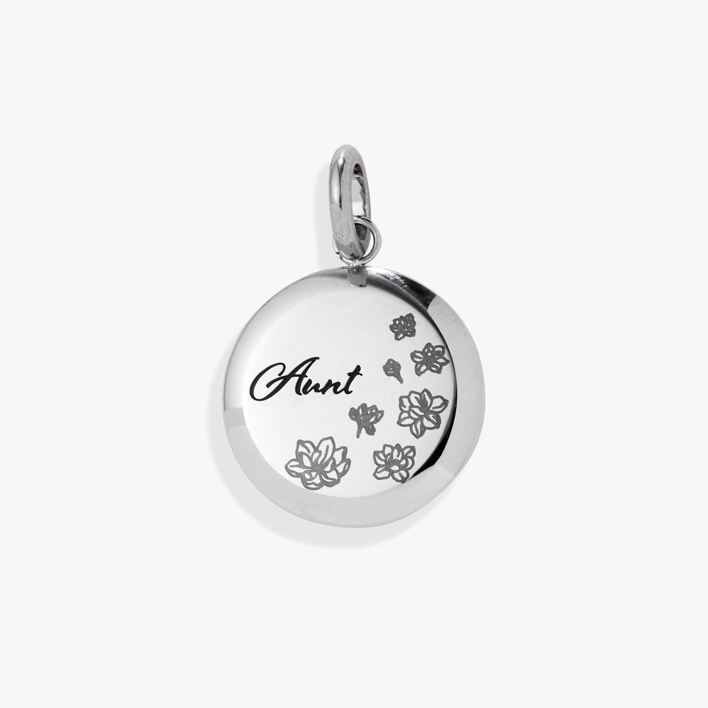 Aunt Flower Disc Charm