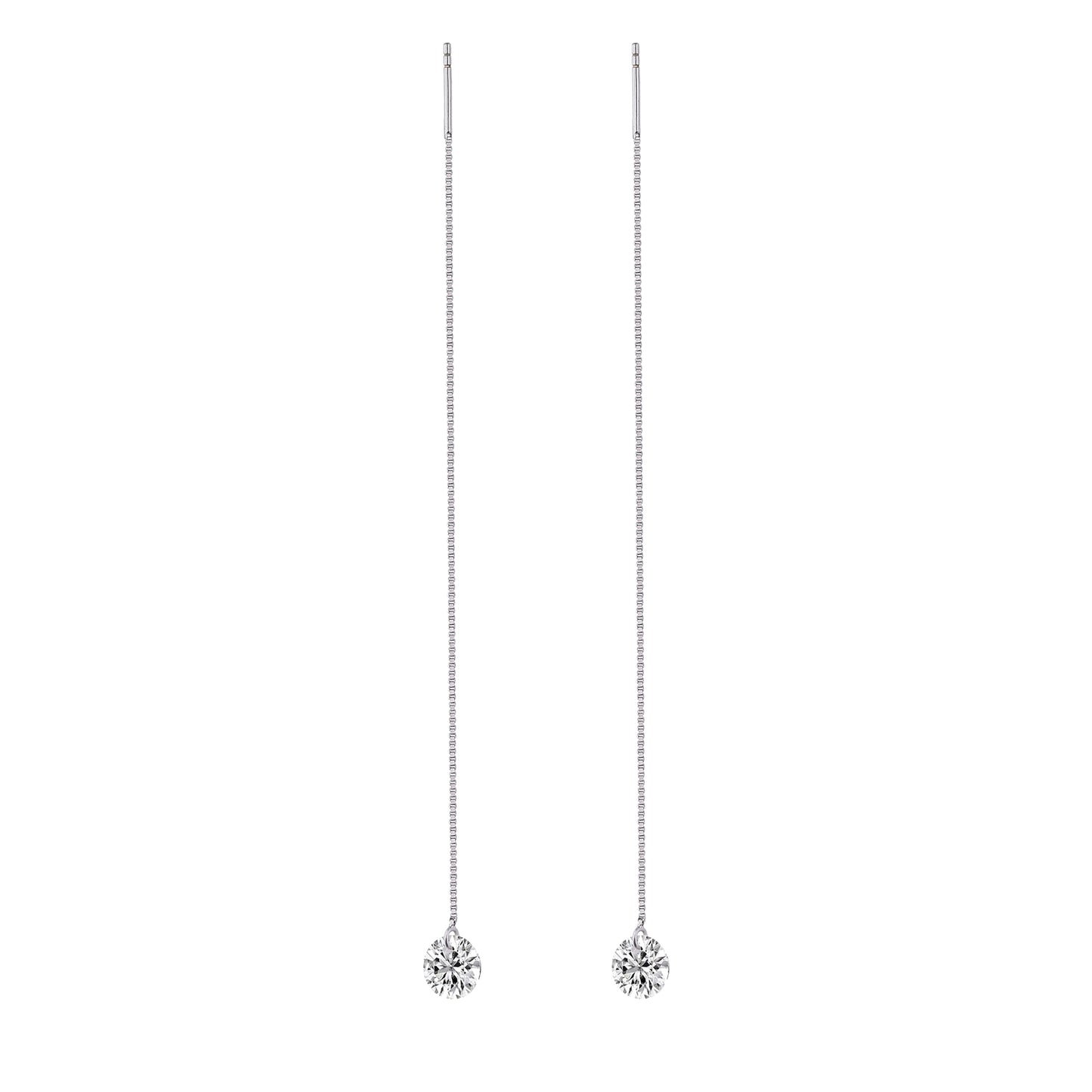 Top-quality Moissanite Luxury And Fashionable Light Luxury Jewelry Silver Stud Earrings S925 Silver Plated Platinum