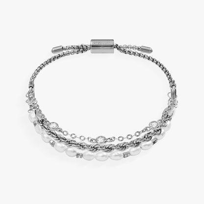 Crystal + Pearl Stranded™ Bracelet Set