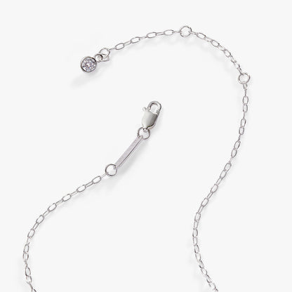 Initial P Precious Elongated Necklace