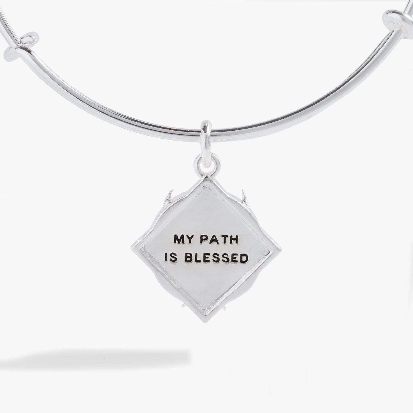 Godspeed Feather "My Path Is Blessed" Bangle