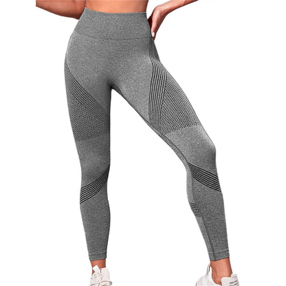 High-Waist Butt-Lifting Compression Leggings – Tummy Control Yoga Pants with Stretch Fit for Women