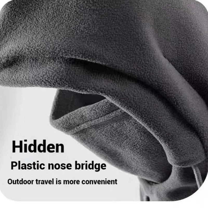 Winter 3-in-1 Windproof Balaclava Hat with Mask and Neck Warmer for Men and Women