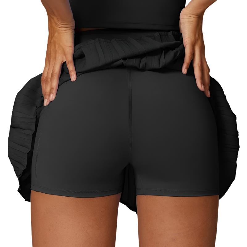 High Waisted Pleated A-Line Tennis Skirts