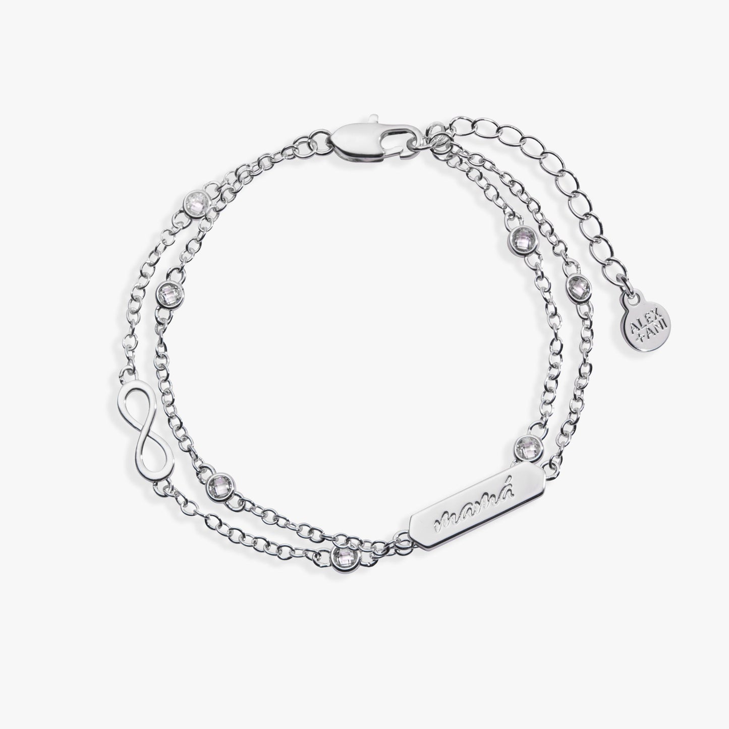 Mamá Infinity Chain Double Strand Bracelet