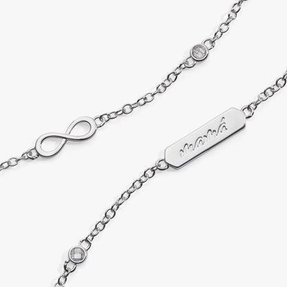 Mamá Infinity Chain Double Strand Bracelet