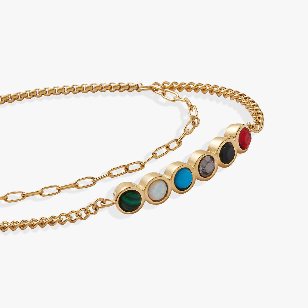 Mother Hidden Message Acrostic Bolo Bracelet