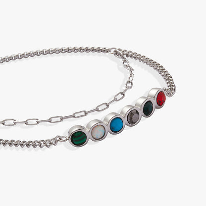 Mother Hidden Message Acrostic Bolo Bracelet