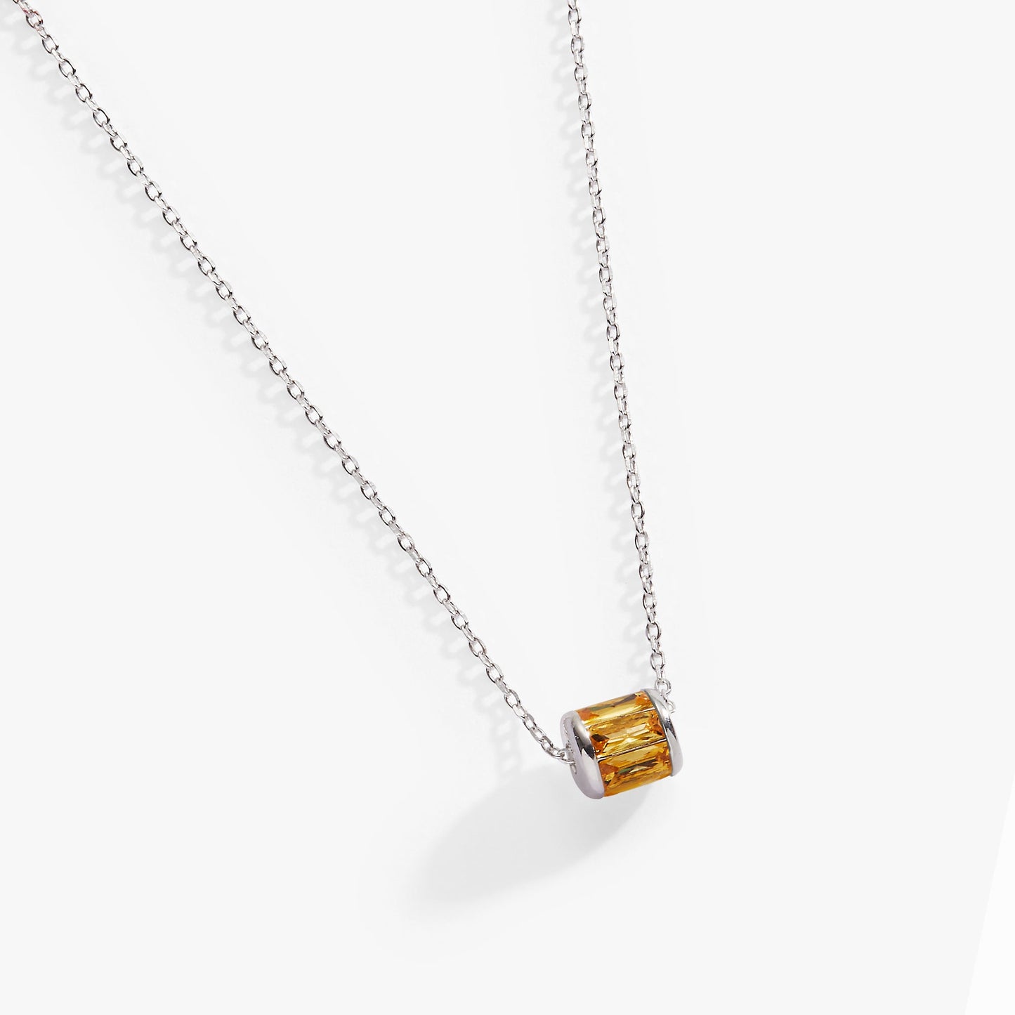 November Birthstone Precious Pendant Necklace