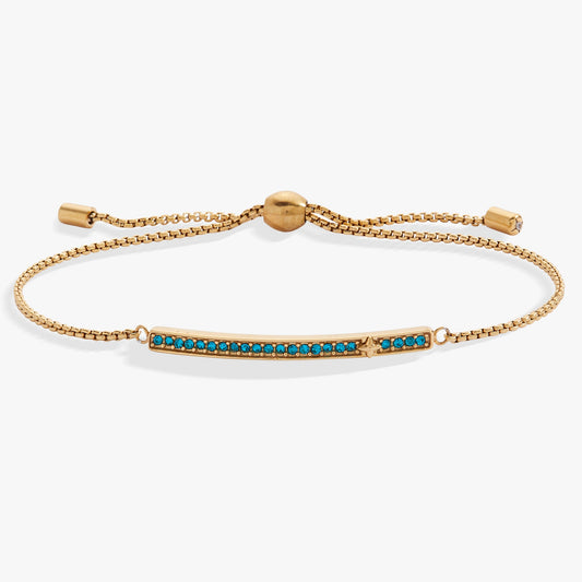 December Everyday Birthstone Pave Bolo Bracelet