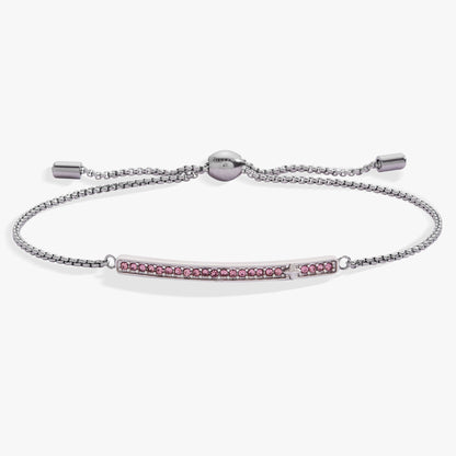 June Everyday Birthstone Pave Bolo Bracelet