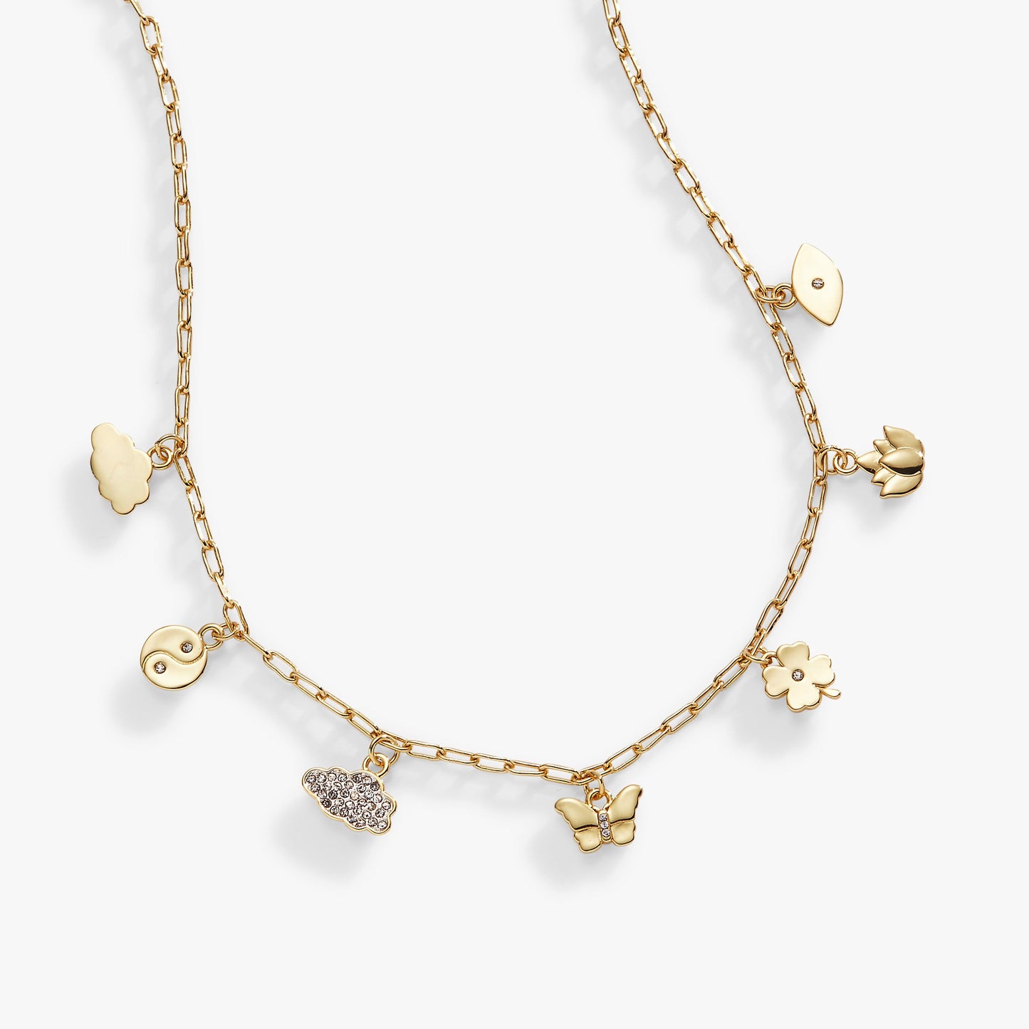 Silver Linings Charm Necklace