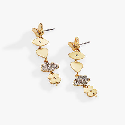 Silver Linings Drop Earrings