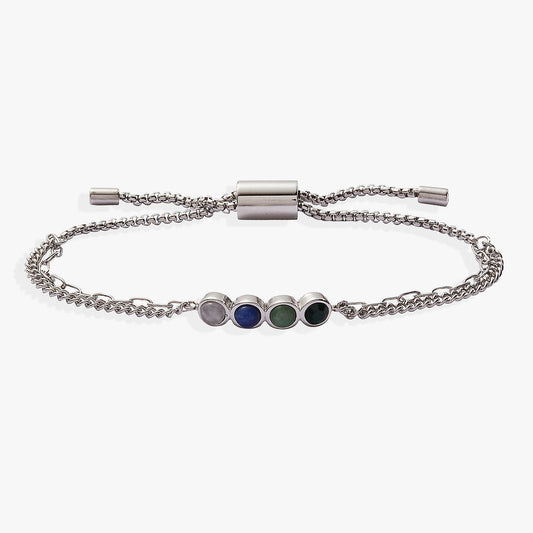 Wife Hidden Message Acrostic Bolo Bracelet